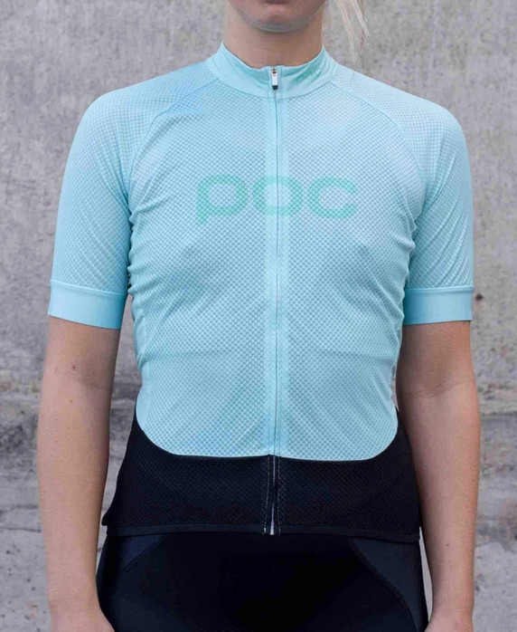 POC Essential Road Logo SS Womens Jersey Green 2022