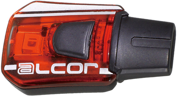 Moon Alcor 15lm USB Rear Light Black/Red