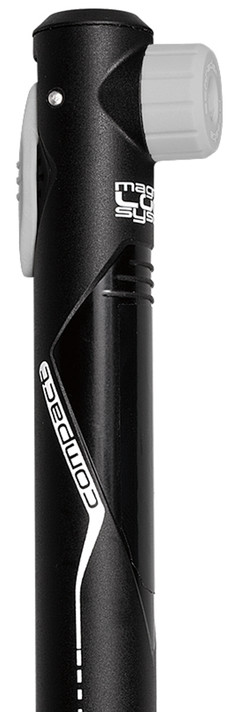 PRO Compact 8-Bar/120psi Touring Magnet Lock Mini Pump Black