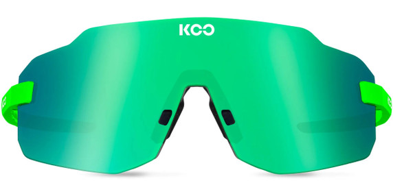 KOO Supernova Sunglasses Lime (Green Mirror Lens)