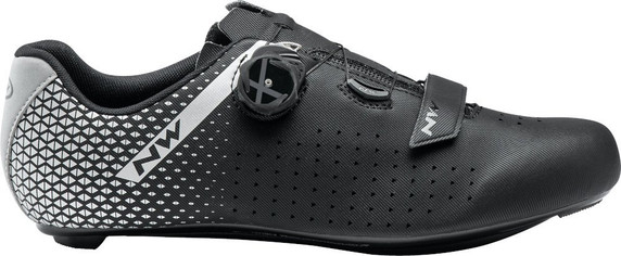 Northwave Core 2 Plus Unisex Road Cycling Shoes Black Silver