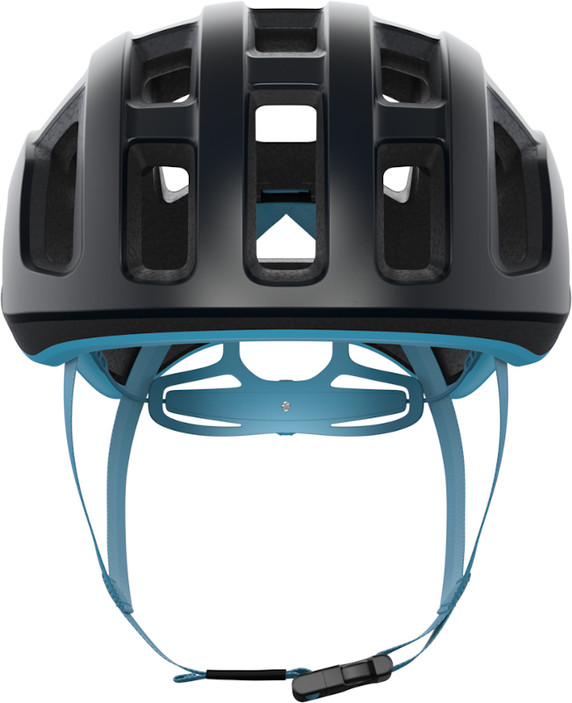 POC Ventral Lite Road Helmet Uranium Black/Basalt Blue Matte