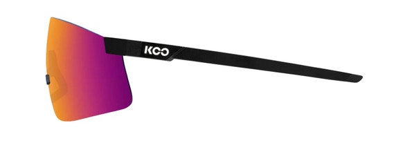 KOO Nova Sunglasses Black Matt (Fuchsia Mirror Lens)