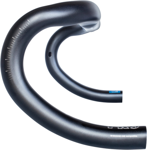 PRO Vibe Alloy Compact 38cm x 31.8mm Di2 Handlebars Black