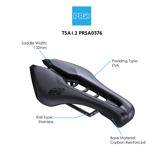 PRO Stealth Aero TSA 1.2 TT/Tri Saddle