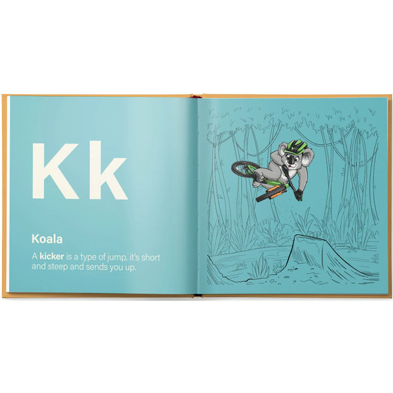 Kids Ride Shotgun Shred Till Bed The MTB Animal Alphabet Kids Book