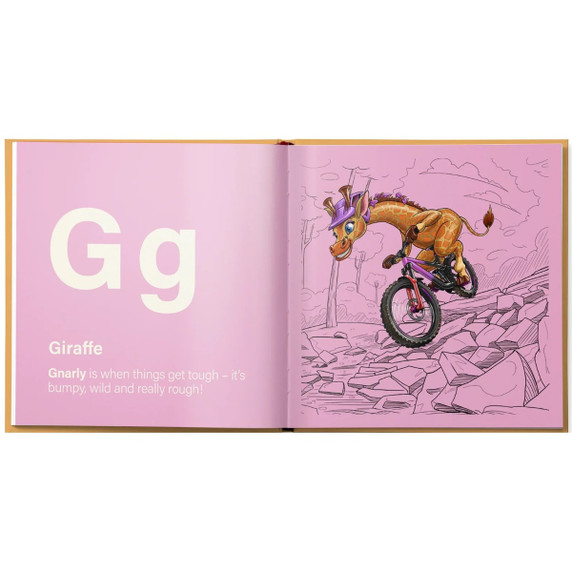 Kids Ride Shotgun Shred Till Bed The MTB Animal Alphabet Kids Book