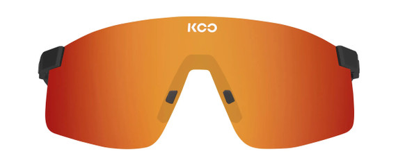 KOO Nova Sunglasses Black Matt (Red Mirror Lens)