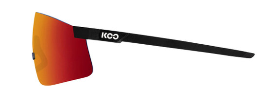 KOO Nova Sunglasses Black Matt (Red Mirror Lens)
