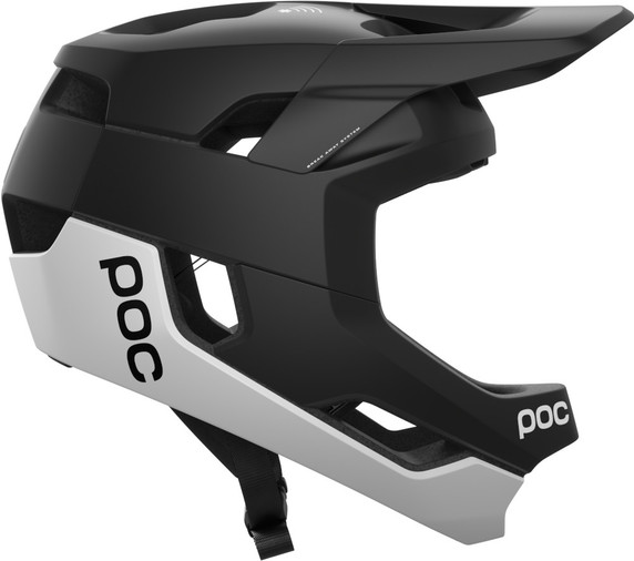 POC Otocon Race MIPS Full Face MTB Helmet Black/White Matte