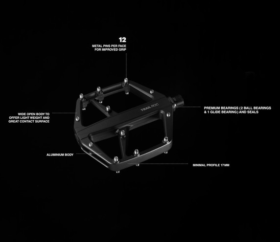 LOOK Trail Roc Platform Pedals Black