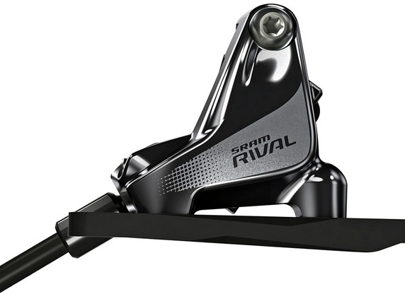 SRAM Rival HRD Left Lever Rear Flat Mount Disc Brake Black Pushys