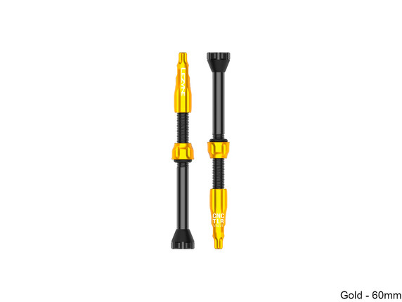 Lezyne CNC'd Tyre Valve 44mm Yellow