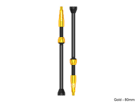 Lezyne CNC'd Tyre Valve 44mm Yellow