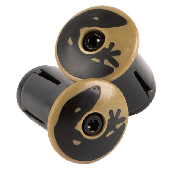Lizard Skins Vegas Gold Handlebar Plugs