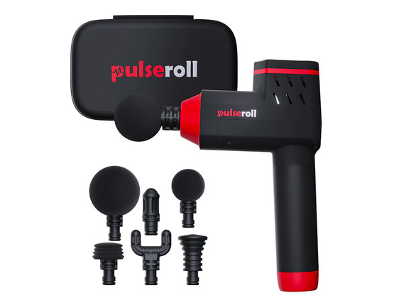 Pulseroll Percussion Massage Gun Black/Red