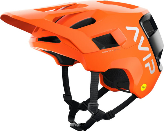 POC Kortal Race MIPS MTB Helmet Fluorescent Orange AVIP/Uranium Black Matte