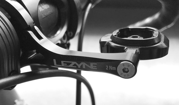 Lezyne 31.8mm GPS Forward Alloy CNC Bar Mount Black