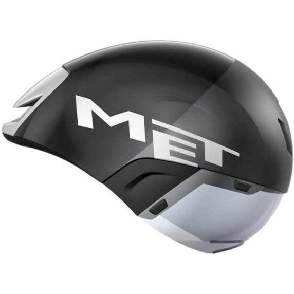 MET Codatronca Triathlon Helmet Black/Silver