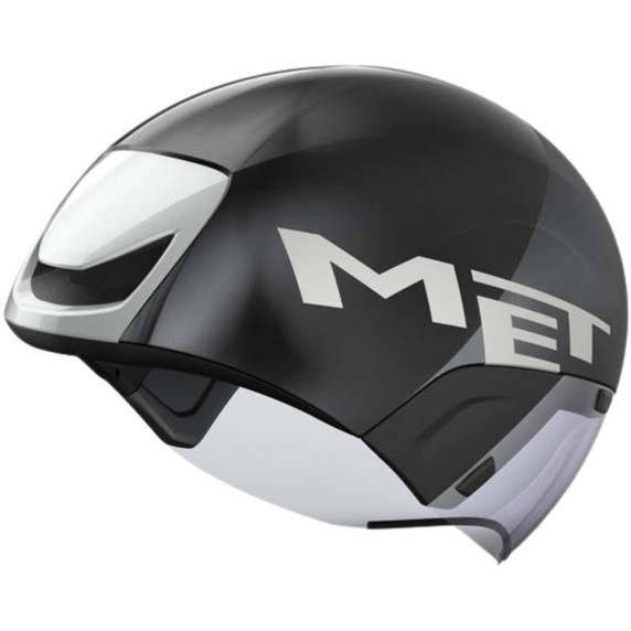 MET Codatronca Triathlon Helmet Black/Silver