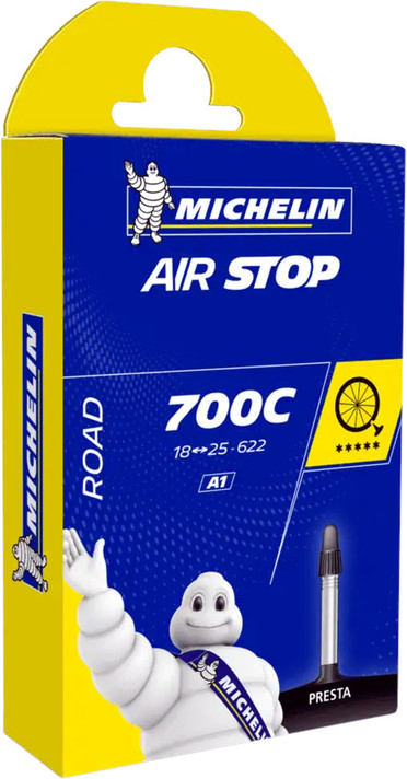 Michelin Airstop 700x35/45c Wide 40mm Presta Valve Road Tube