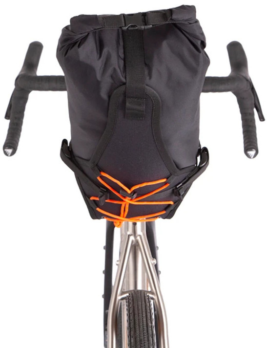 Restrap 8L Dry Bag with Small Saddle Bag Black