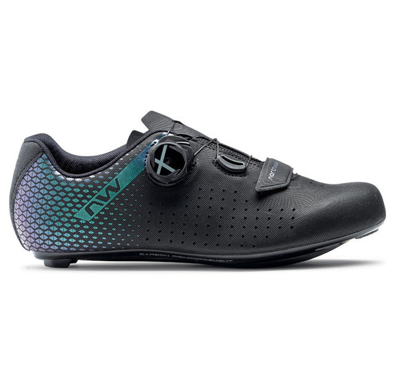 Northwave Core Plus 2 Unisex Road Cycling Shoes Black Iridescent