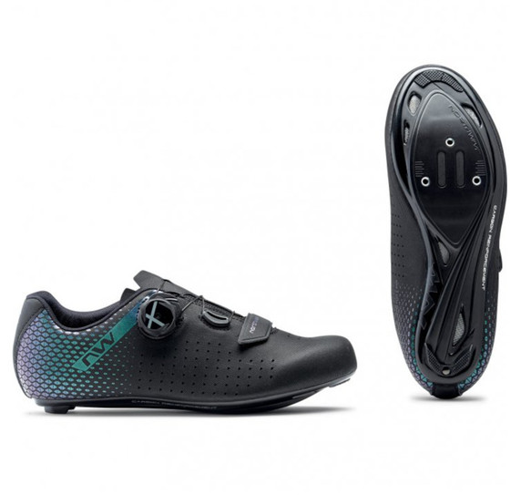 Northwave Core Plus 2 Unisex Road Cycling Shoes Black Iridescent