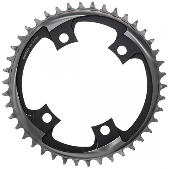 SRAM X-Sync AXS 107BCD 4-Bolt 12sp Road Chainring Polar Grey