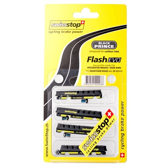 SwissStop Flash EVO Black Prince Rim Brake Pads