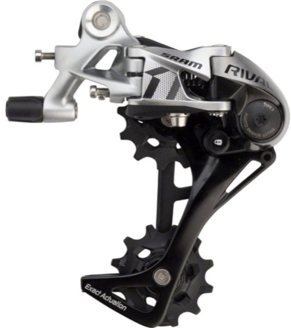 SRAM Rival 1 Type 3.0 11 Speed Long Cage Rear Derailleur Black/Silver