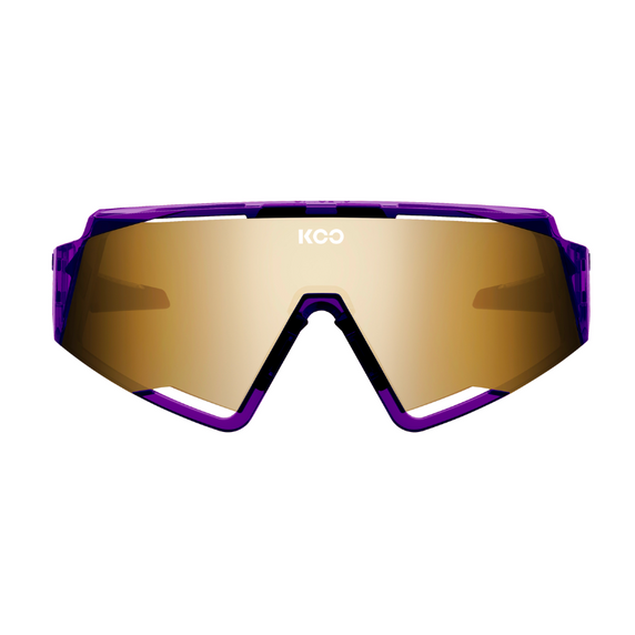 Koo Spectro Luce Capsule Collection Violet Glass / Gold Sunglasses