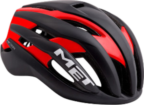 MET Trenta Road Helmet Black/Red