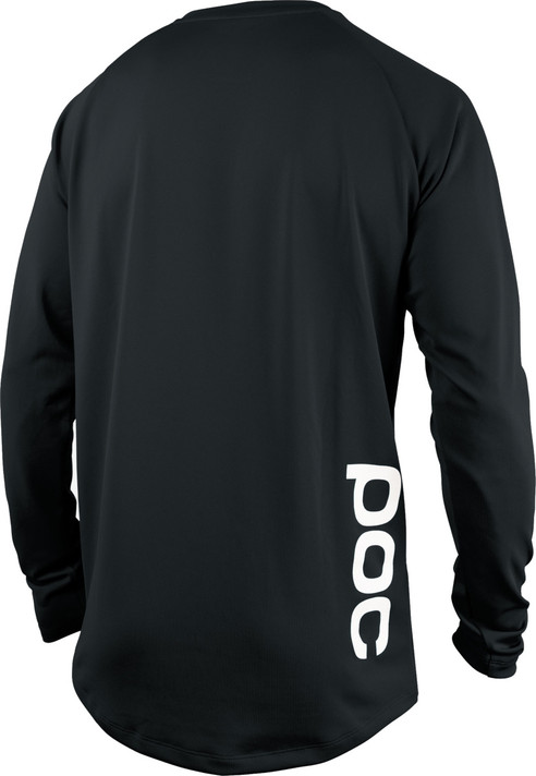 POC Essential DH Long Sleeve Jersey Carbon Black