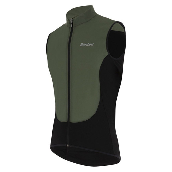 Santini SMS Trail Gravel Windvest Military Green