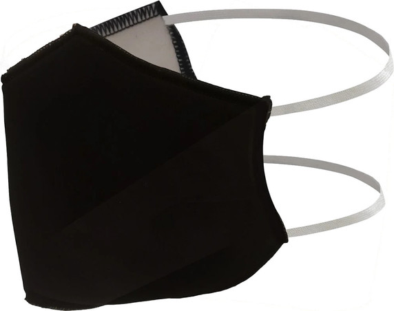 Santini Washable Face Masks 10 Pack Black