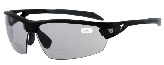 BZ Optics Pho Photochromic Bifocal +2.50 Glasses Black