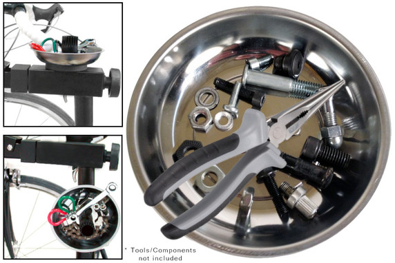 Super B Magnetic Workshop Collector Bowl TB-1912 Silver