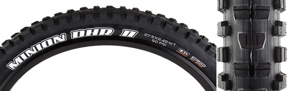 Maxxis Minion DHR II 27.5"x2.40" (650B) Wide Trail EXO/TR Folding MTB Tyre