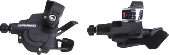 SRAM X3 Trigger Shifter Set Black