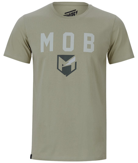 YT Mob Font SS T-Shirt Olive Green