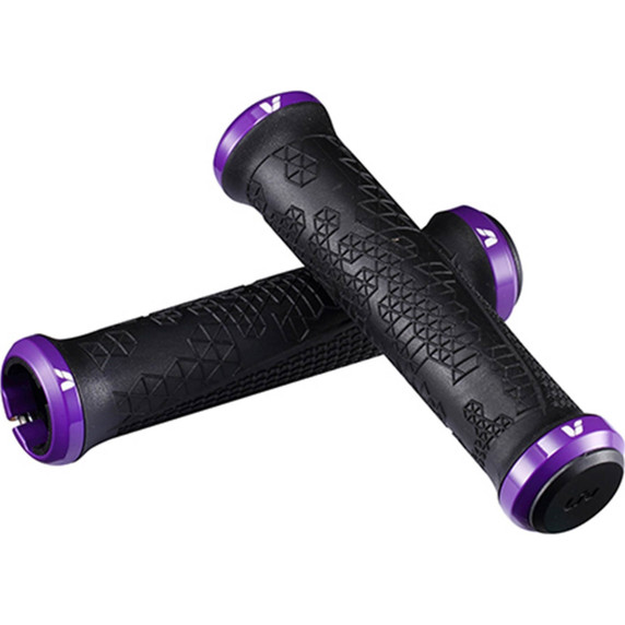 Liv Supera Double Lock-On Black/Purple Grips