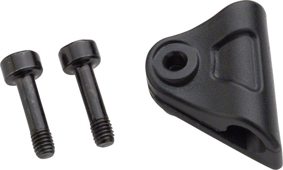 RockShox XC30 Hydraulic Hose Clamp Left Leg Black