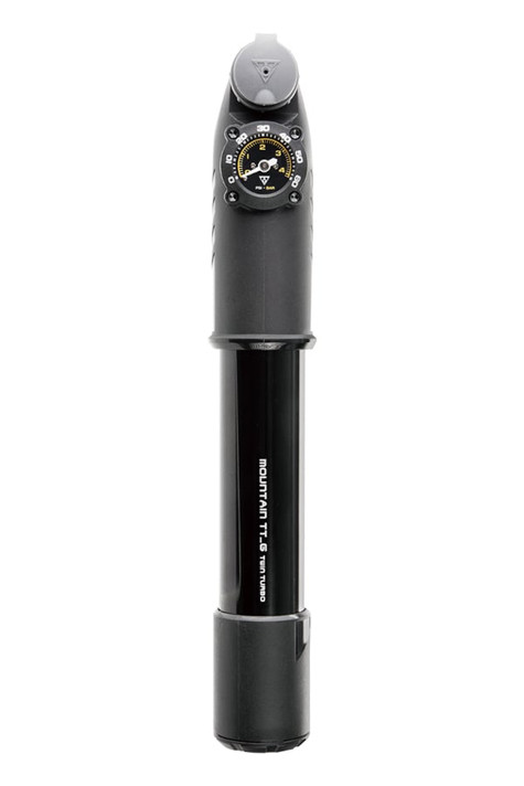 Topeak Mountain TwinTurbo 60PSI Mini Pump with Gauge