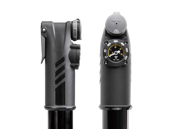Topeak Mountain TwinTurbo 60PSI Mini Pump with Gauge