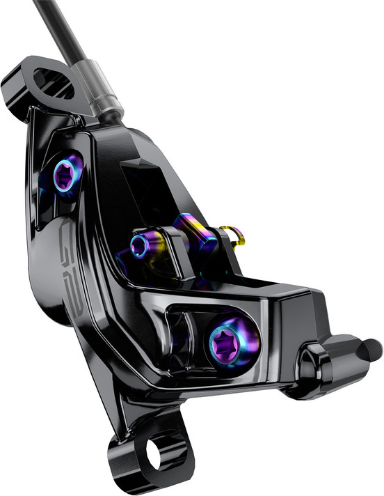 SRAM G2 Ultimate Carbon Left Lever Rear Disc Brake Gloss Black/Rainbow A2