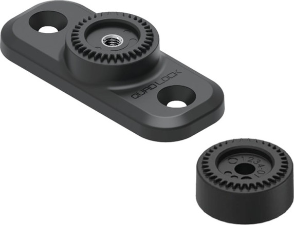Quad Lock 360 Flat Rectangle Base 2 Hole