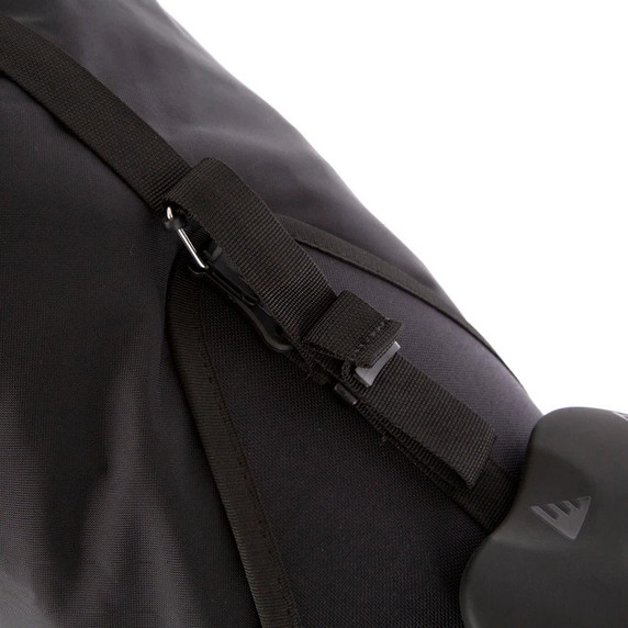 Restrap 14L Dry Bag with Large Saddle Bag Black