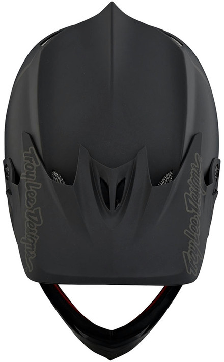 Troy Lee Designs D3 AS Fiberlite Full Face Helmet Mono Black