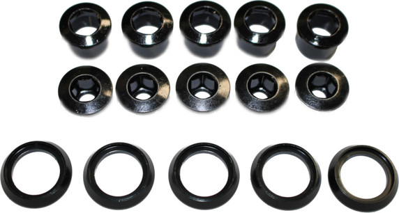 SRAM Aeroguard Chainring Bolt Kit Black